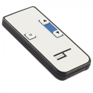 Ny 3 nycklar fabrik Industriell hushållsapparat smal BLE fjärrkontroll RF ljud fjärrkontroll volymkontroll LED-ljus fjärrkontroll