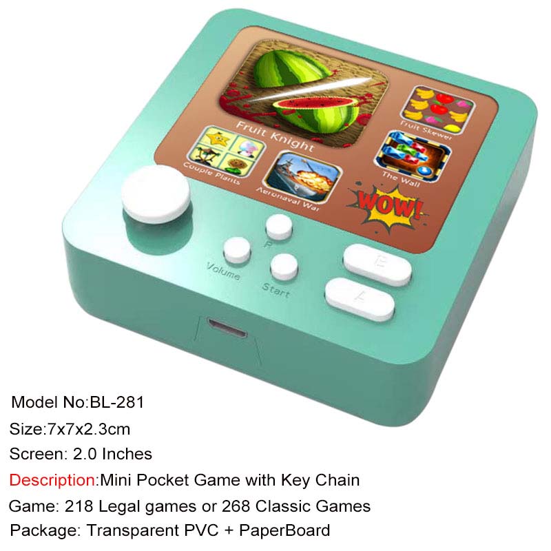 8Bit BL- 281 2\ LCD Handhållt spel