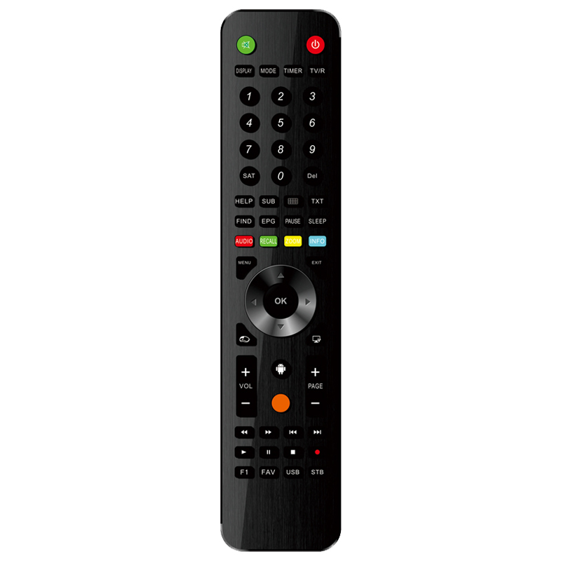 Factory top sale multifunktionell precision jvc TV fjärrstyrning IR/RF trådlös fjärrkontroll för alla märken TV/set top box