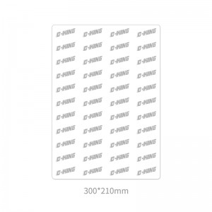 Tabellstorlek för iPad mini 2 TPU-film skuren inom 11 tum med skärplottermaskin Universal skärfilm