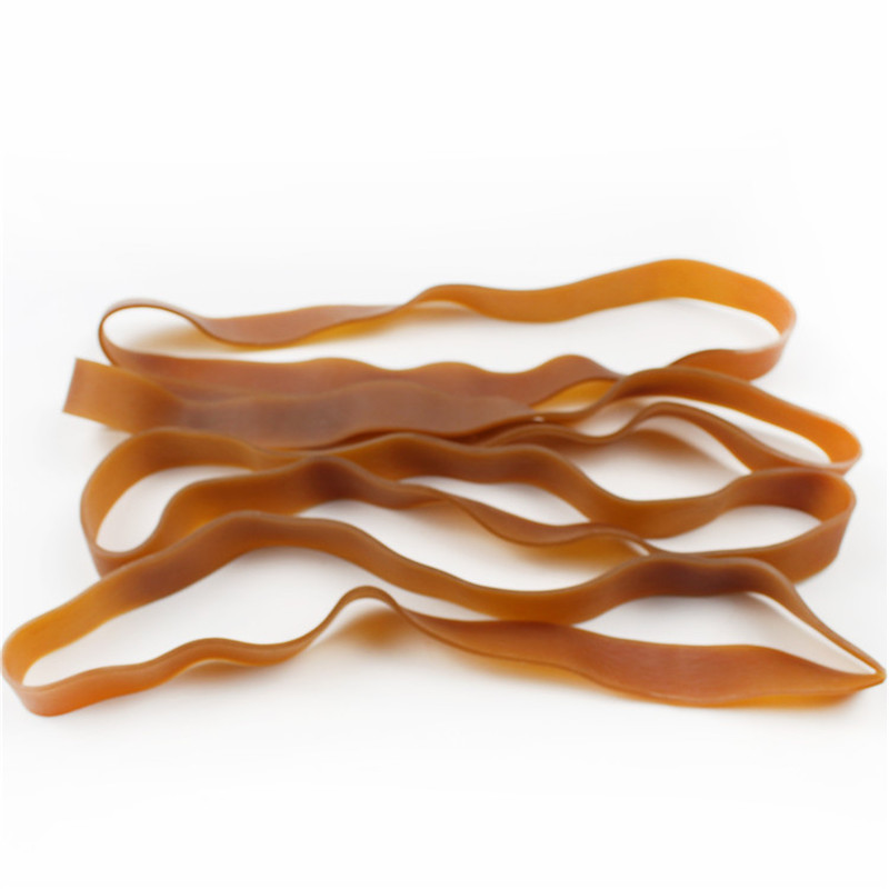 Tillverkare anpassade specialspecifikationer gummiband slitstarka och högtemperaturbeständiga primärfärggummiband