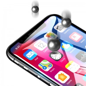 Het 9H Premium skärmfilm i härdat glas för Apple Iphone XS skärmskydd