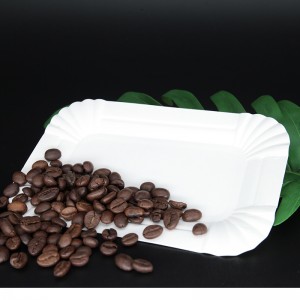 Fyrkantiga pappersfackplattor