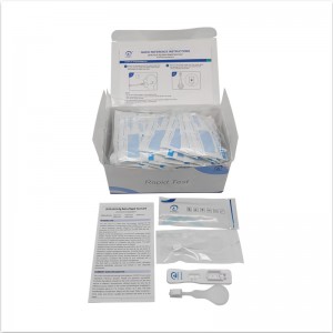 The V-CHEKExplosion.2019-nCoV Ag Rapid Test Kit (immunokromatografi)