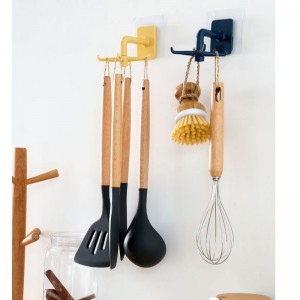 JASON Köksvridbar krokhål - icke-spårförvaring multifunktionell badrumskrok