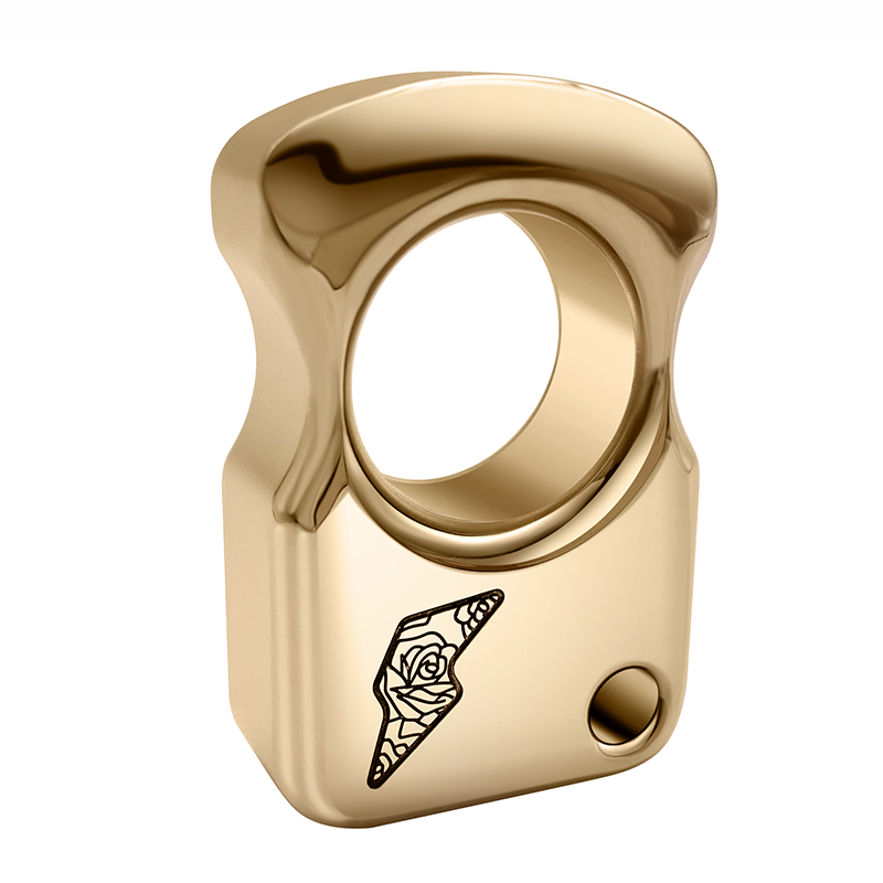 Uppdragsbearbetning Mässing Finger Tiger EDC Finger Buckle Defense Finger Tiger Outdoor Broken Window Products