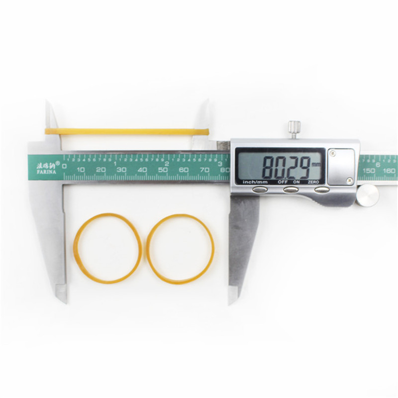 Tillverkare grossistnaturgummi gul transparent hög elasticitet och seghet krabba, hummer bindande jordbruks gummiband