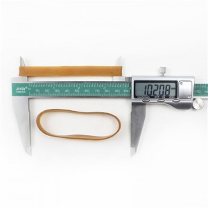 Tillverkare anpassad primär färg utvidgad gummiband druable hög temperatur och anti-aging gummiring