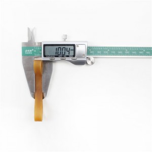 Tillverkare anpassad primär färg utvidgad gummiband druable hög temperatur och anti-aging gummiring