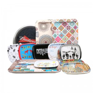 Anpassad tennfack Weed Trays Tabaco Fack Rolling Fack Rökbricka för grossist