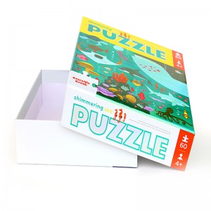 Toy förpackning, lock, bottenlåda.