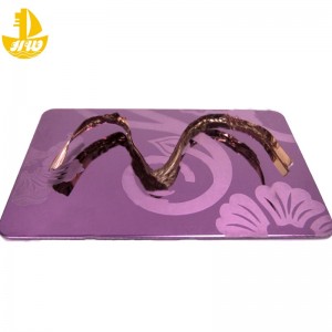 Rostfritt stålspegelpanelnr 2