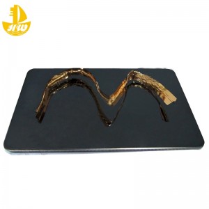 Rostfritt stålspegelpanelnr 3