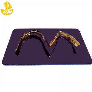 Rostfritt stålspegelpanelnr 4