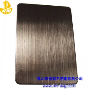 Färg Rostfritt Stål Tråddragningsbrädanr 1