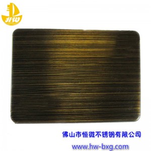 Färg Rostfritt Stål Tråddragningskortnr 6