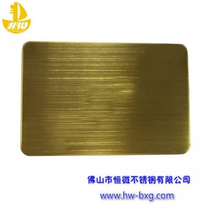 Färg Rostfritt ståltrådsdragskortnr 8