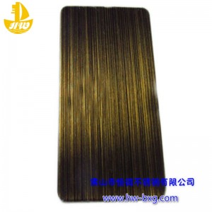 Färg Rostfritt Stål Tråddragningsbrädanr 9