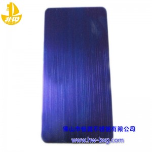 Färg Rostfritt Stål Tråddragningsbrädanr 9