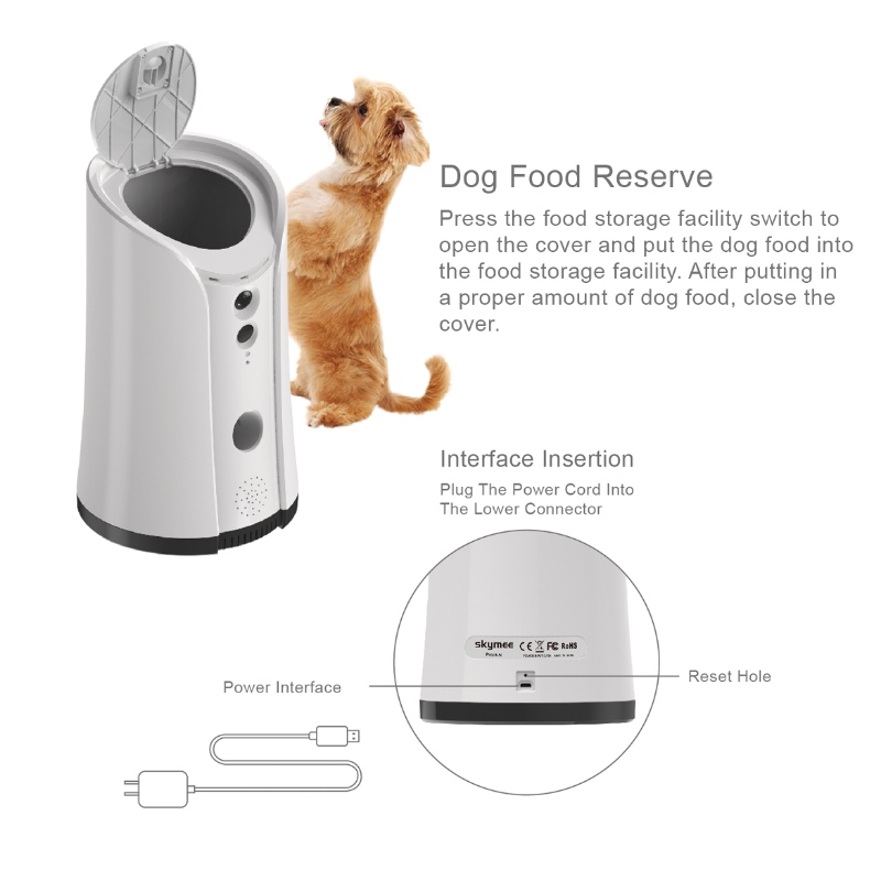 Hundkamera behandla dispenser