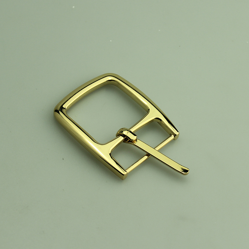 Shinny Gold Fashion Pin Buckle, metalltillbehör för bälte