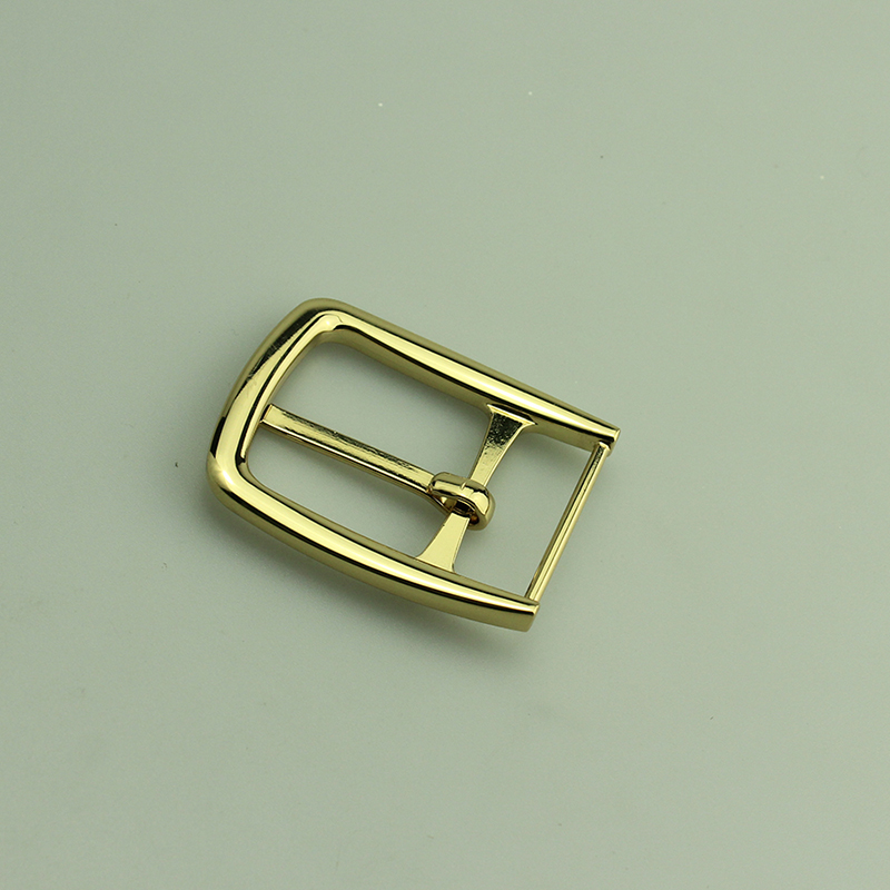 Shinny Gold Fashion Pin Buckle, metalltillbehör för bälte