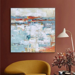 100% handmålad konst handgjord oljekonst målning Original abstrakt kanfas för levande rum