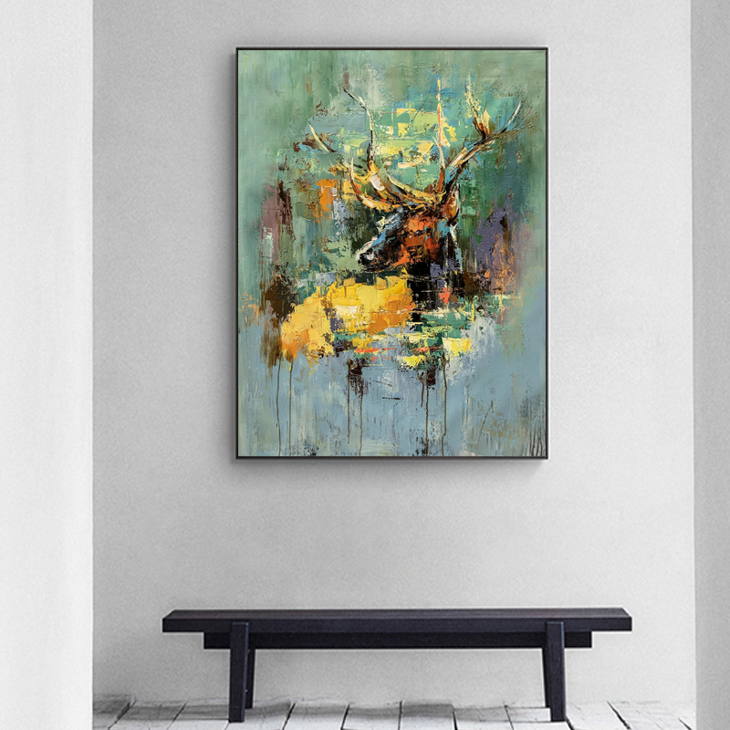 100% handmålning abstrakt anpassad canvas väggkonst bild konstverk cuadro abstracto