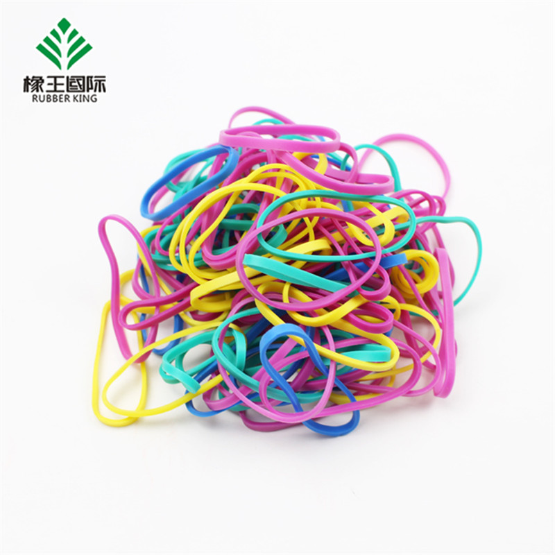 Fabriks direktförsäljning färg TPR hög elasticitet stark seghet och slitstarkt hår gummiband