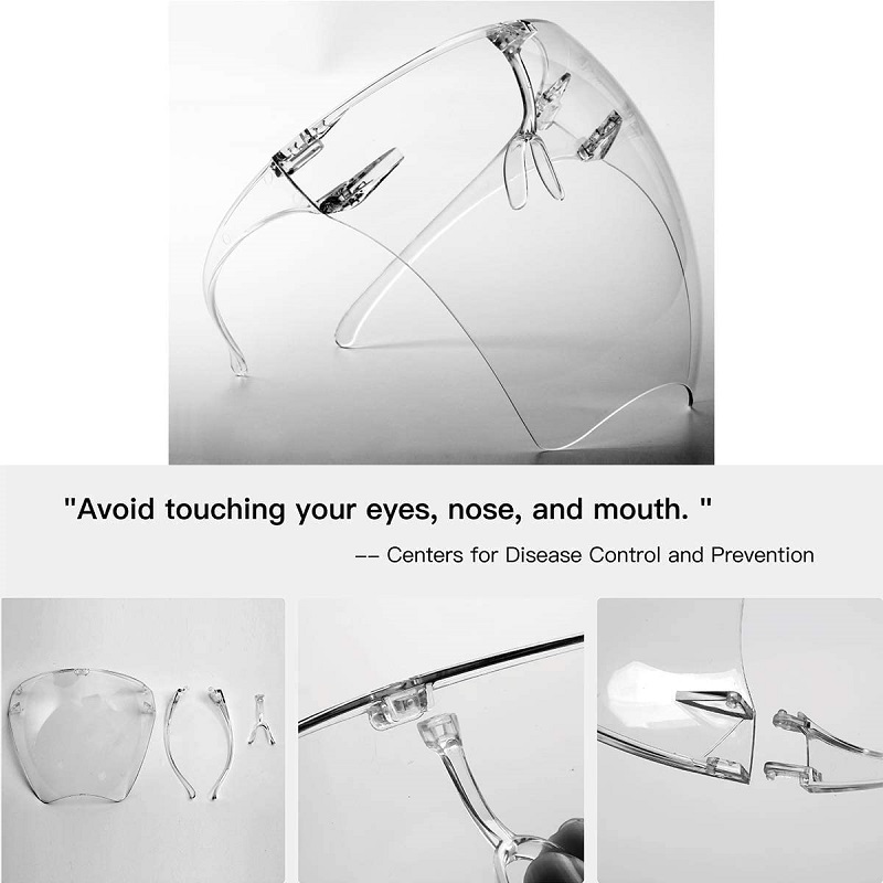 Anti Fog Goggle Unisex Visor Full Face Face Protective Shield Glasses