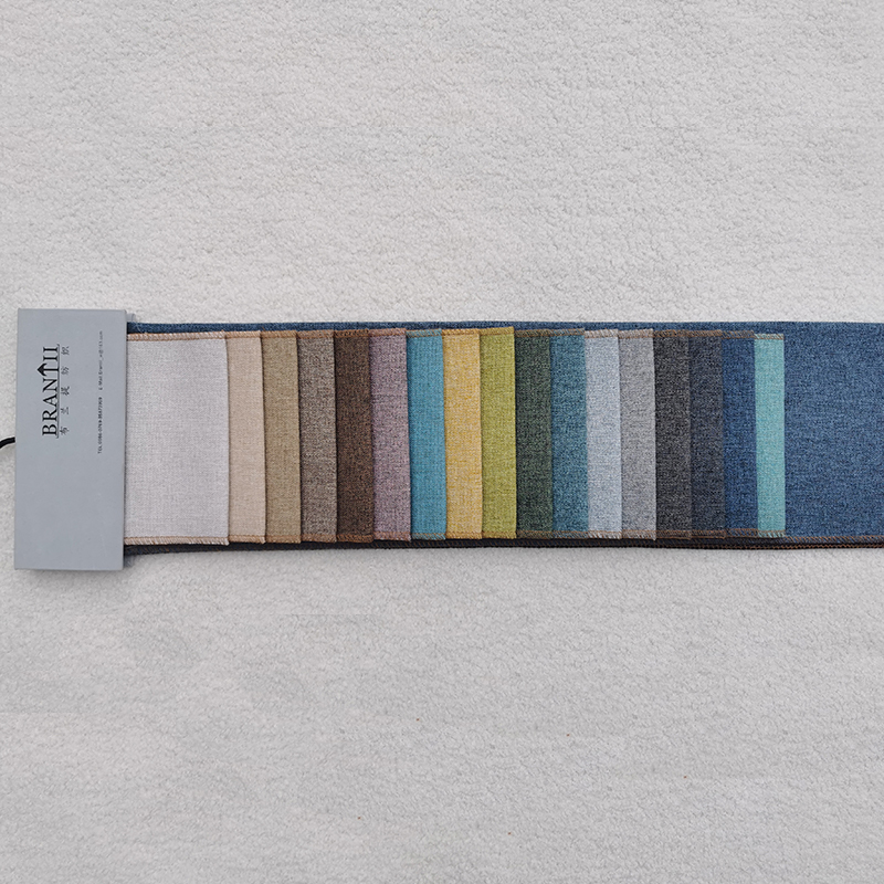 Piece Dye Bomull och linne Fabric BNT1810