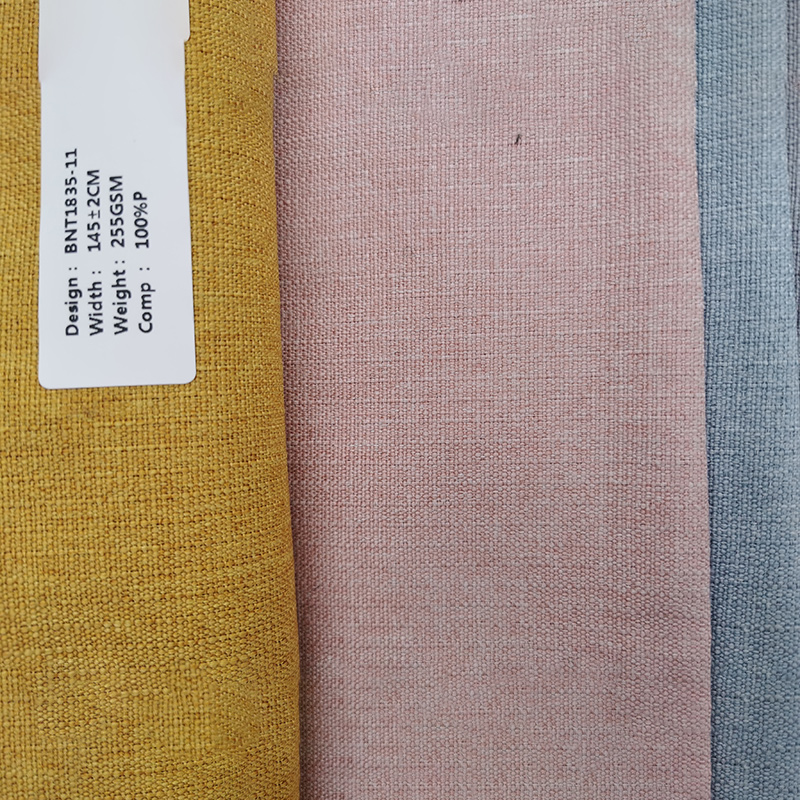 Piece Dye Bomull och linne Fabric BNT1835