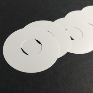 0,2 mm rund reflekterande papper Vit slät reflekterande film