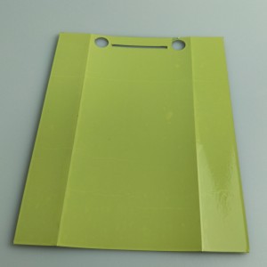 Svart PC-isoleringsark Tillbaka Mara Gummi 0,25 mm Flamskyddsmedel Isoleringsark som är lämpligt för elektriska apparater