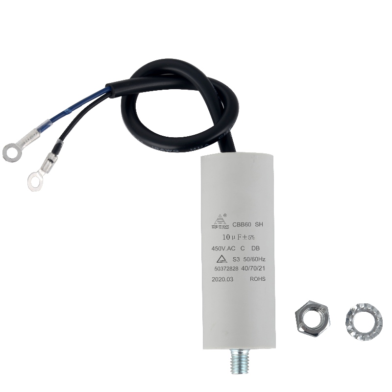 10UF 450V S3 40/70/21 50/60Hz CBB60 Kondensator för tvättmaskin