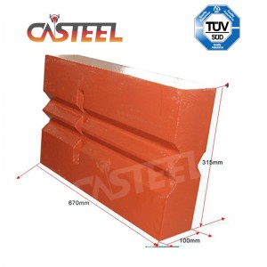 Crusher delar för byggavfall och asfaltåtervinning