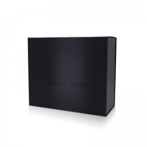 Julfrämjande anpassade styva hopfällbara magnetflapp presentförpackningar magnetisk presentförpackning med logotyp