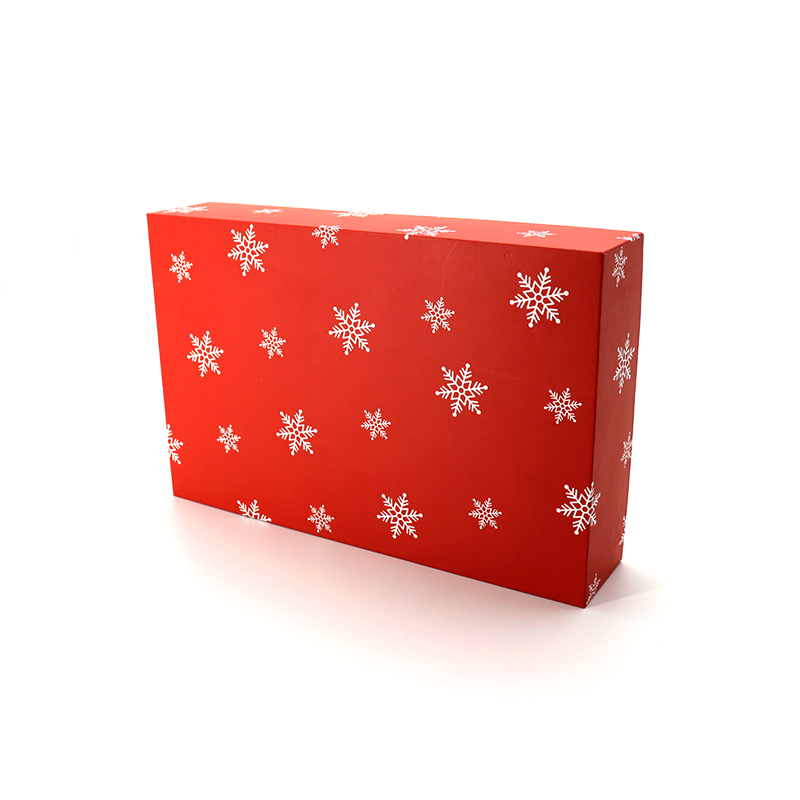 Partihandel Matte Röd Custom Logo Luxury Cardboard Presentpapper Förpackning Choklad Presentförpackning Med Lock