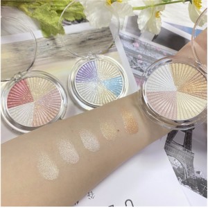 fem färghöjdpunkter