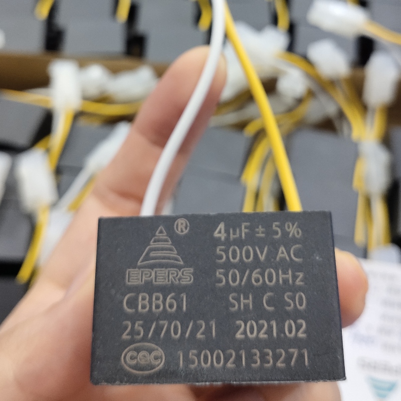 4UF 500V SH CBB61 Kondensator för luftkonditionering