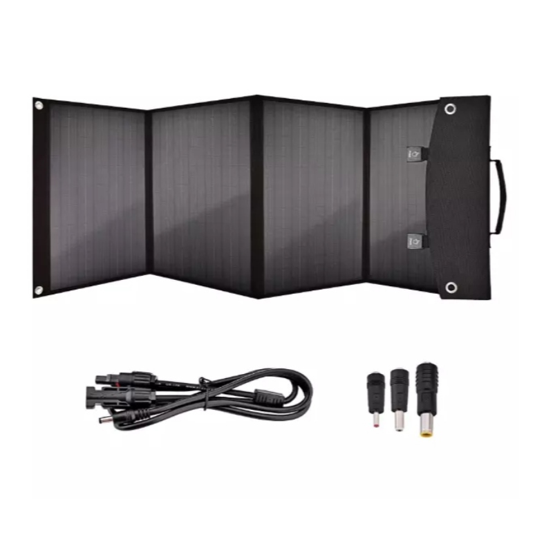 Portable Folding Solar Panel Laddare 60W 18V för camping mobiltelefon laddning