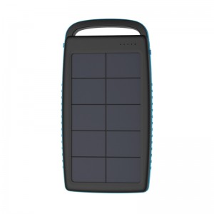 Amazon Vattentät Dual Solar Outdoor Charger Portable Power Bank för vandring och resor
