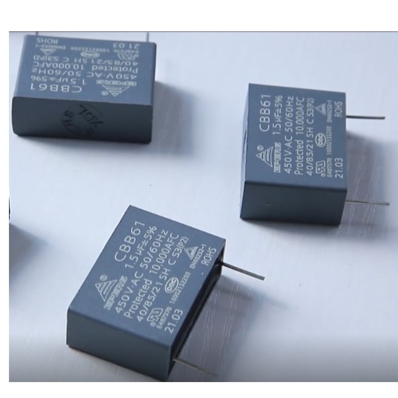 Hot Sales MKP-X2 S3 1.5UF CBB61 Power Capacitor for Fan