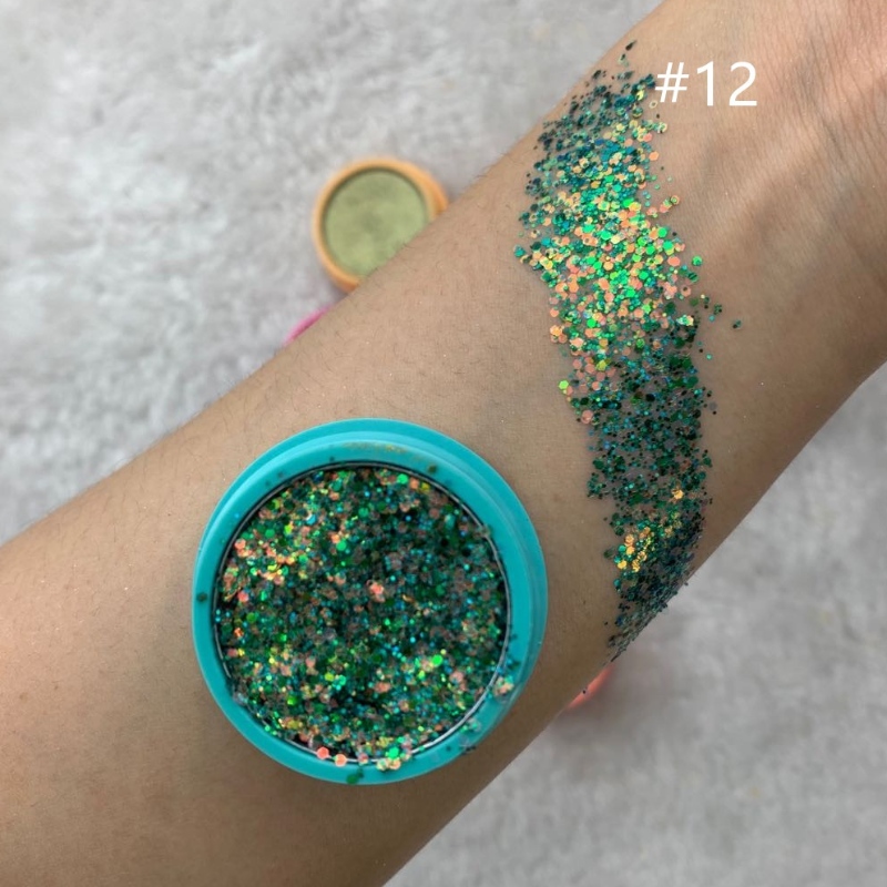 ögonskugga glitter