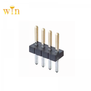 2.54mm Pitch 180 ° Dip Single Row 2P ~ 40P Pin Header