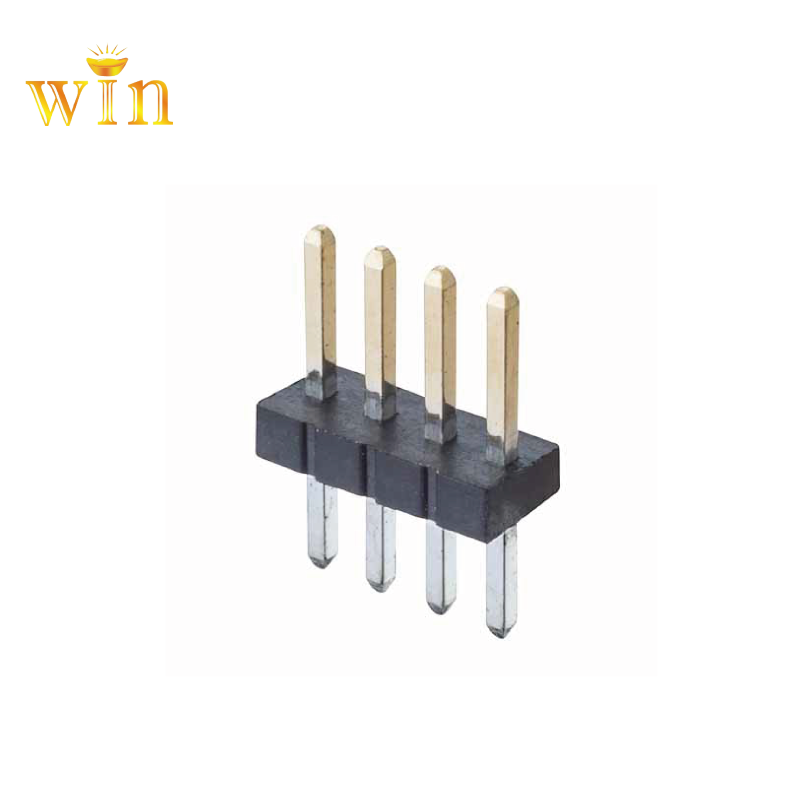 2.54mm Pitch 180 ° Dip Single Row 2P ~ 40P Pin Header