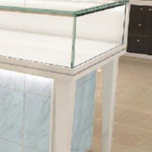 Titta, smycken glas display skåp