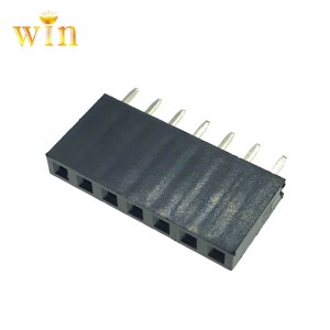 1x7p 180 ° Vertikal DIP PIN-header Kvinnlig uttag H8.5mm