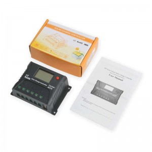 SRNE PWM SOLAR OFF-GRID CHARGE CONTROLLER 12V/24V 10A 20A LCD Max 55V för solpanel bly-syra litium batteri system