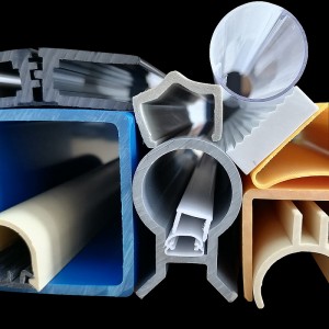 Samsträngsprutad PP PC PP ABS-höfter Plast PVC-extrudering Rektangulär Square Hollow Pipe PVC-rör